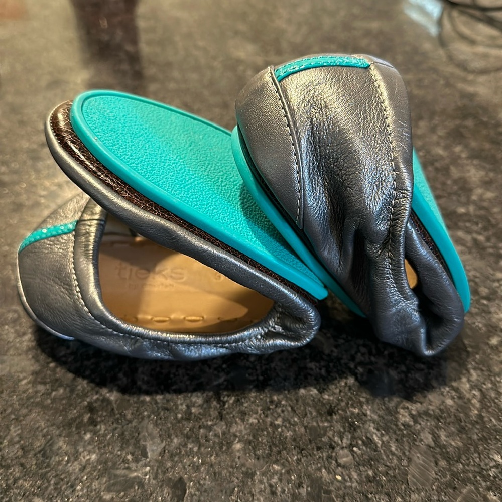 Tieks- silver, brand new, never worn, no box